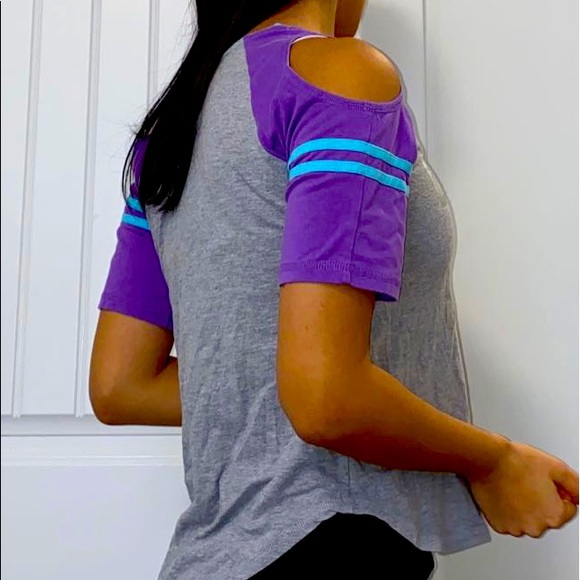 Shoulderless T Shirt - Picture 1 of 2